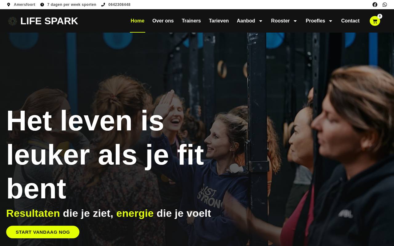 WordPress website Life Spark — coaching & advies — ontworpen en gebouwd door Yousource (life-spark.nl)