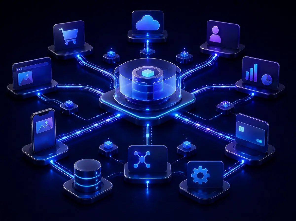 Yousource backend-ontwikkeling met API's, database, cloud, dashboards en systeemintegraties